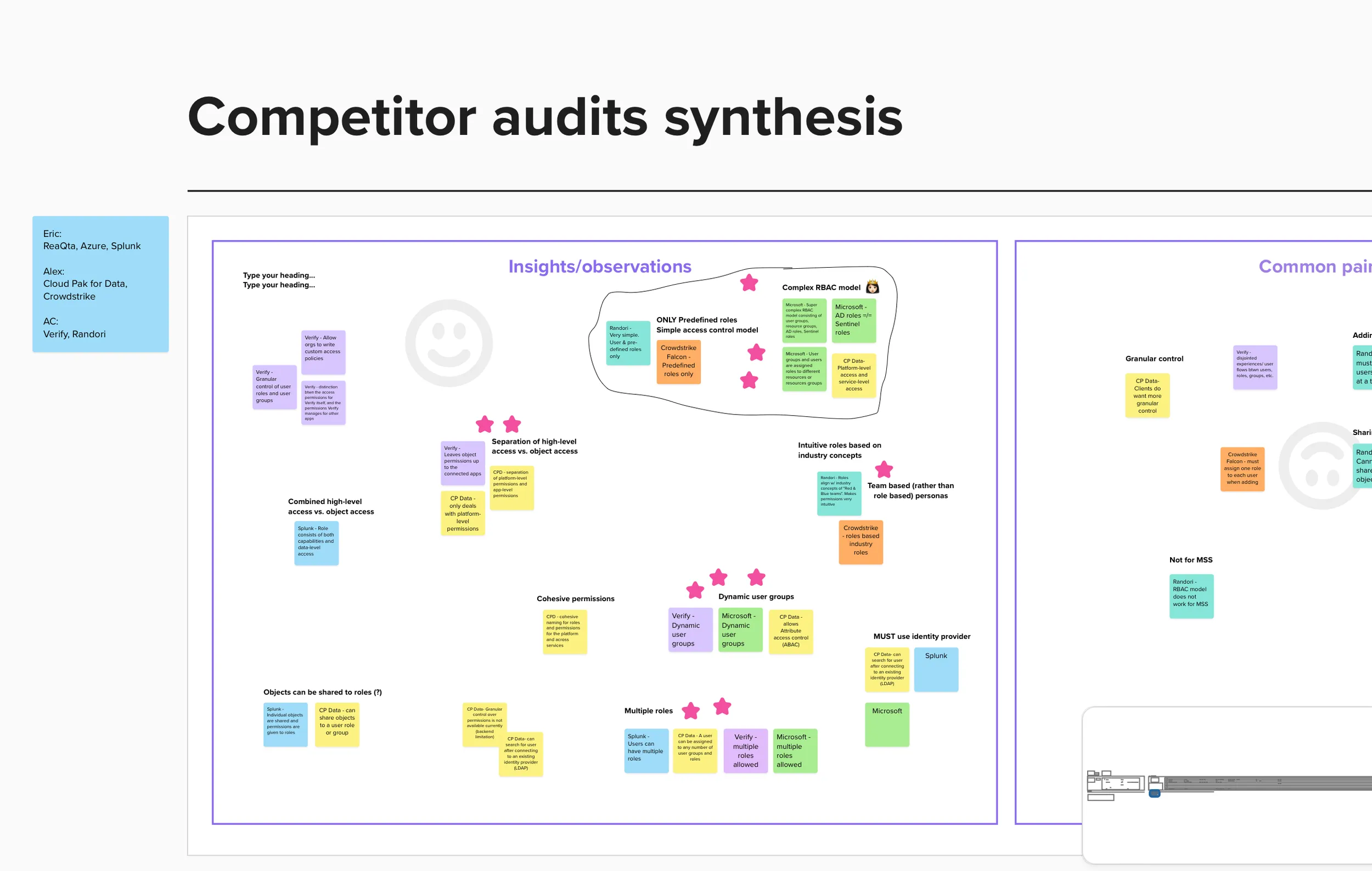 Mid-fidelity flow for assigning a role to a user